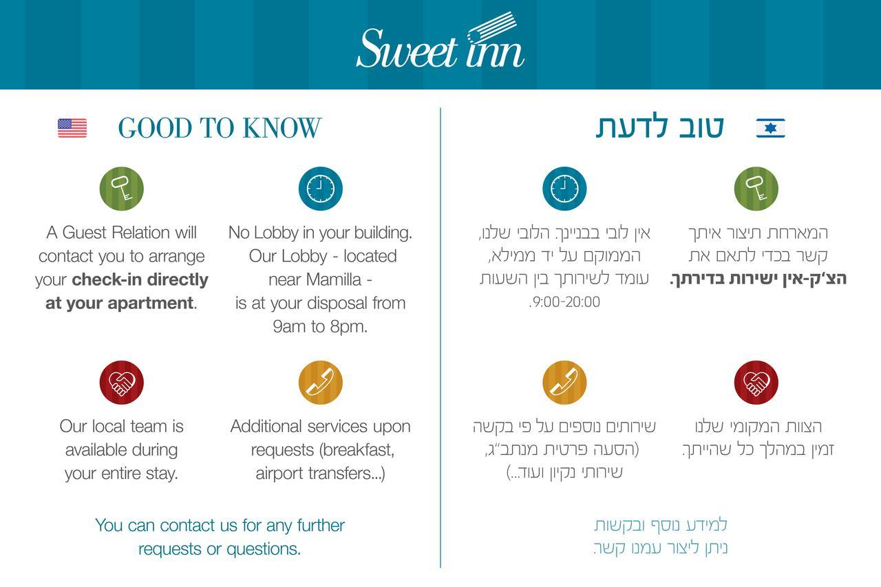 Sweet Inn Apartment - Ramban 13 القدس المظهر الخارجي الصورة